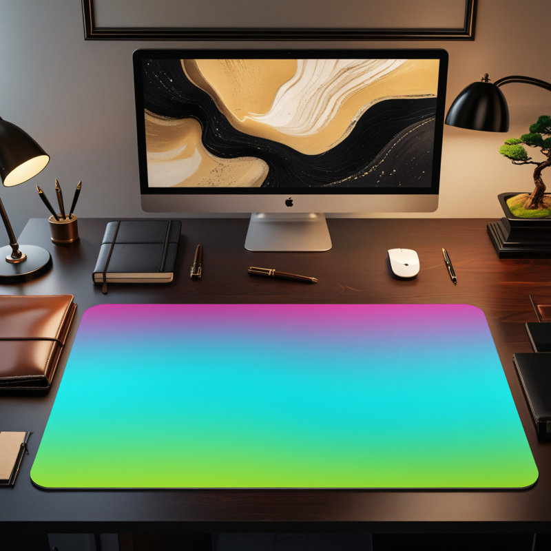 Polyester Desk Pad, 31.5x15.5