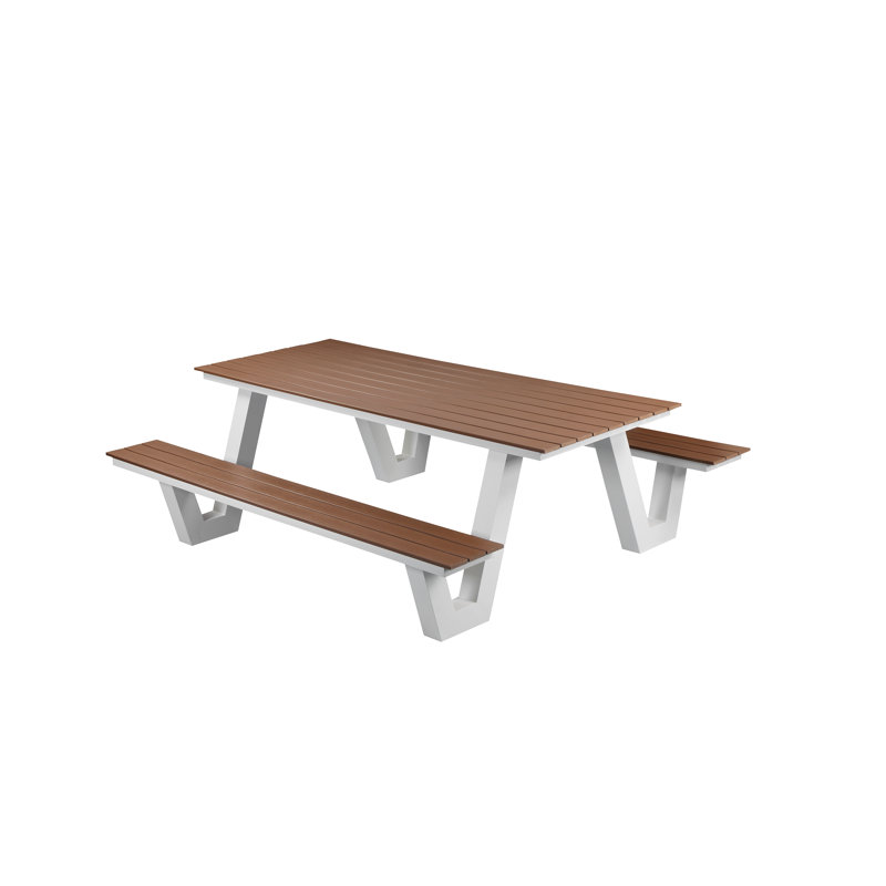 Lukas Outdoor Picnic Table, Teak