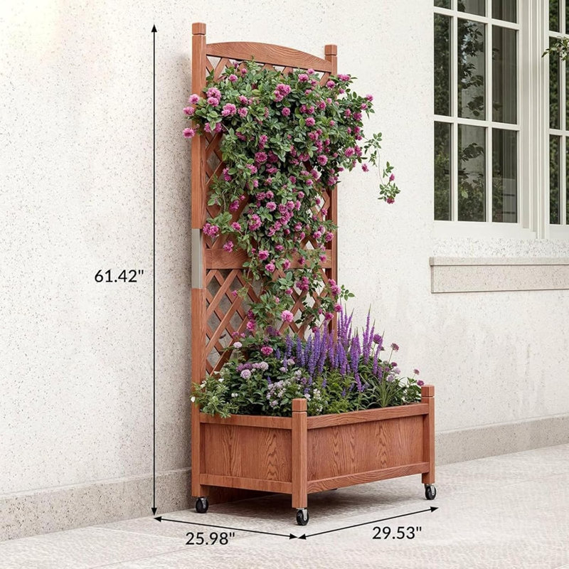 Wood Raised Garden Bed