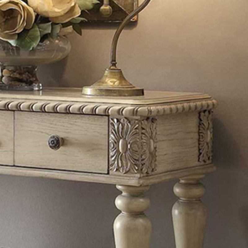 American-style retro light luxury console table