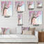 Horloge murale bel oiseau sur une branche en fleurs II-1703020904