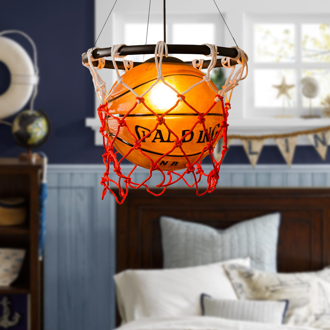 Shrewsbury 1 Light Dimmable Unique/Statement Globe Glass Pendant Trinx