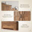 Armoire de cuisine Farmhouse, brun, bois-540844401