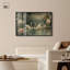 Décoration murale rétro "Heart of Two Swans" par Art Remedy, cadre noir, 55 x 37-1309504343-1309504346