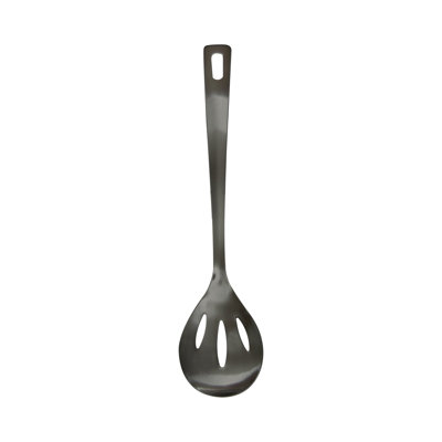 Cuillère rainurée | Pelle en acier inoxydable 1,8 mm | Finition nickel noir