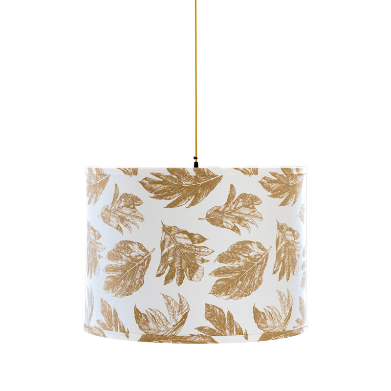 Leaves of Haiti Drum Chandelier