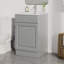 Meuble-lavabo de 20 po avec lavabo, meuble-lavabo avec tablette de porte et tablette réglable-925167163
