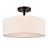 Drum Shade Semi Flush Mount 3-Light-717928031