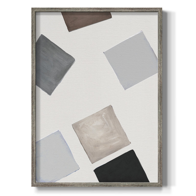 «Block Encounter Revisit II», reproduction encadrée - bois massif, H 21 po x l 17 po