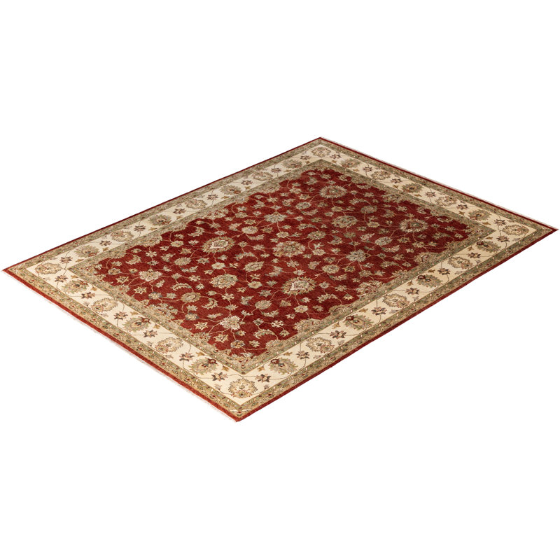 Overdyed One-of-a-Kind Rectangle 9'1" X 12'2" Hand Knotted Area Rug
