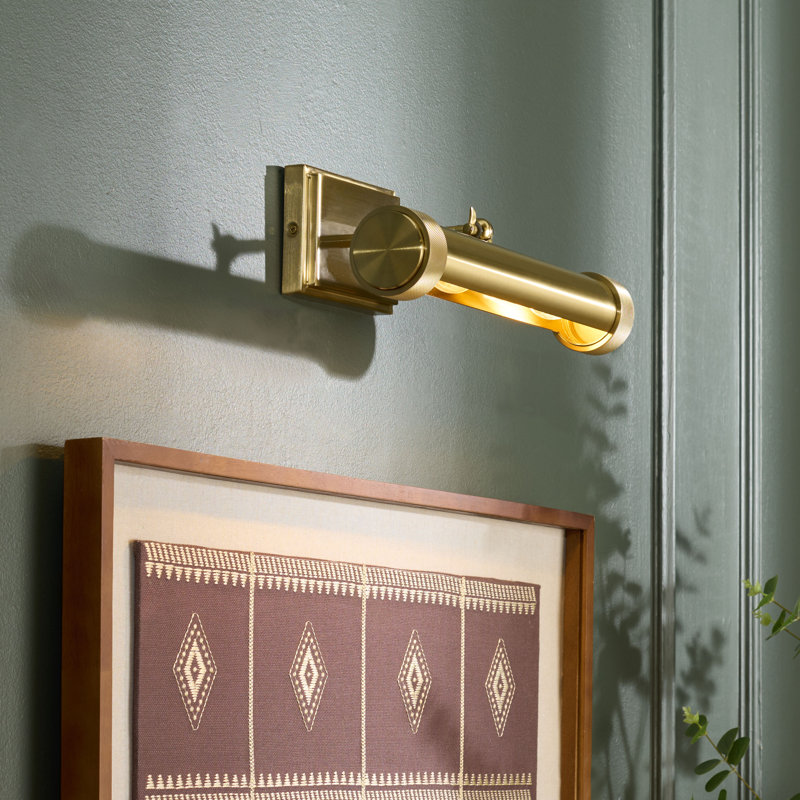 Applique murale 15 pouces Andie, Brass