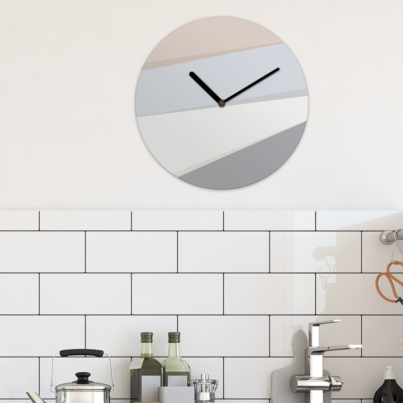 Malchow Wall Clock, Grey