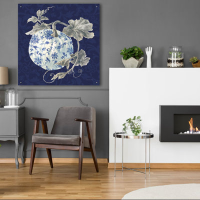 'Floursack Autumn 5 Chinoiserie'  by Danhui Nai Acrylic Glass Wall Art