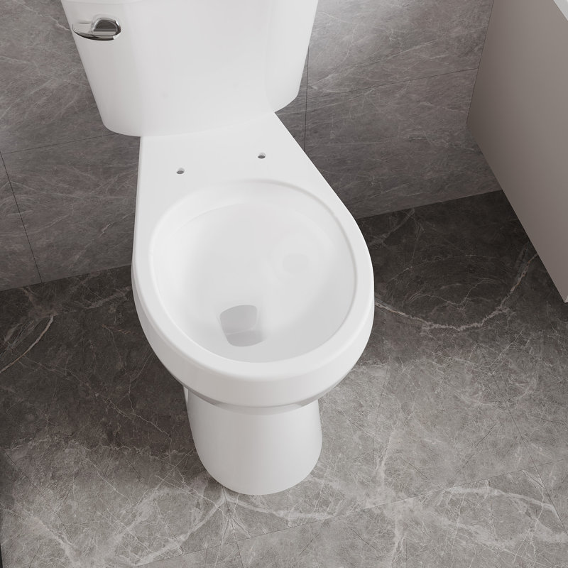 Toilettes deux pièces avec siège à fermeture en douceur pour salle de bain