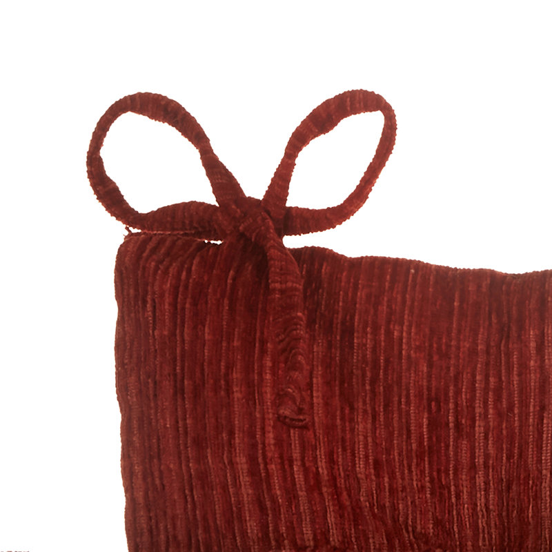 Ensemble de coussins de chaise berçante antidérapants, Rouge grenat