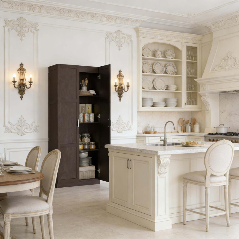 Armoire de maison, armoire de garde-manger, armoire de salle de bain