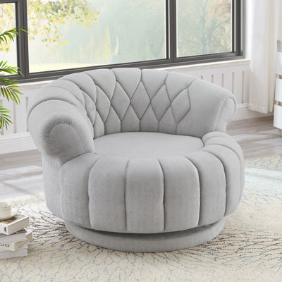 Fauteuil d'appoint pivotant 360 ° Fauteuil pivotant
