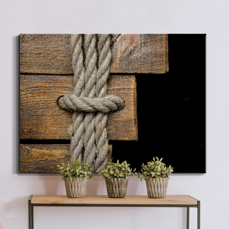 Cordage I, reproduction d’art sur toile tendue, H 20 po x l 16 po x P 1 po
