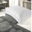 Ensemble de literie 8 pièces gris, édredon en polyester doux et courtepointe pour chambre à coucher moderne