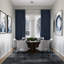 Lustre en cristal 4 lumières Transitional-825566850
