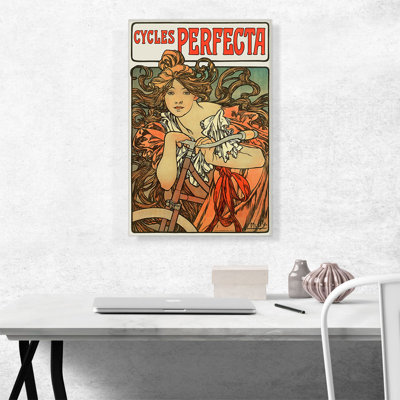 " Cycles Perfecta 1902 " by Alphonse Mucha