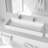 Cpingao 48"x18" Stone Resin Wall Mounted Floating Sink Dou 17.99'' Solid Surface Rectangular Bathroom Sink