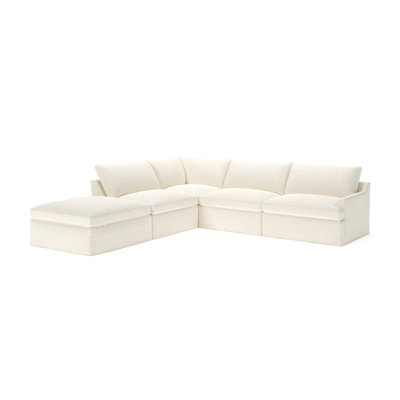 Wrenley 5-Piece Slipcovered Modular Sectional
