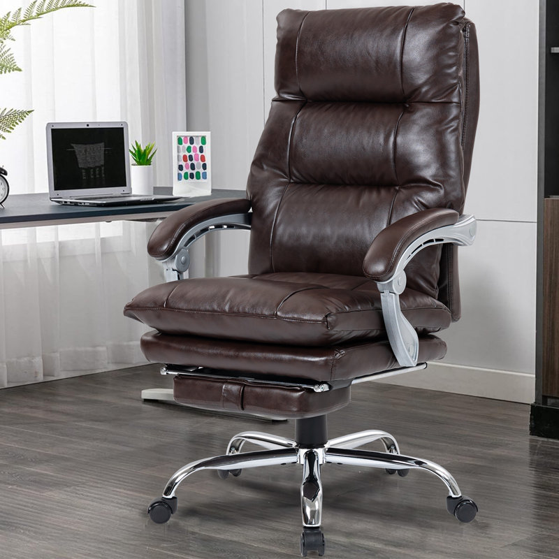 Tavare Cotton Executive Chair, Brown