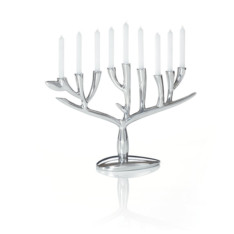 Nambe Tree of Life Menorah