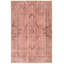 Tapis intérieur en laine 4 pi 9 po x 7 pi one-of-kind main-noué la 1980 mauve Bevin