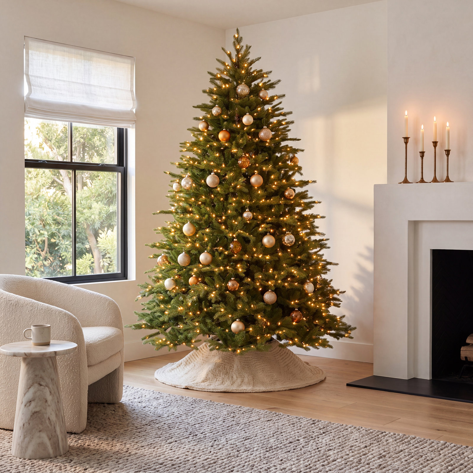 7.5' Pre-Lit Nordic Spruce Christmas Tree