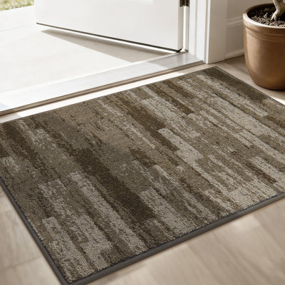 Paillasson antidérapant et absorbant, tapis de sol lavable pour entrée intérieure, piège à saleté et à boue des chaussures et des pattes