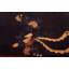 Classic Dark Blue Color with Special Details Chinese Culture Antique Peking Rug