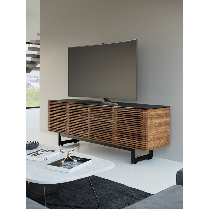 Corridor Media Console, Natural Walnut
