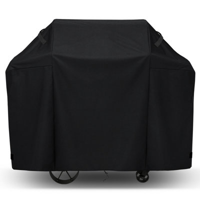 Outdoor Patio Grill Cover with Reinforced Handles & Adjustable Straps