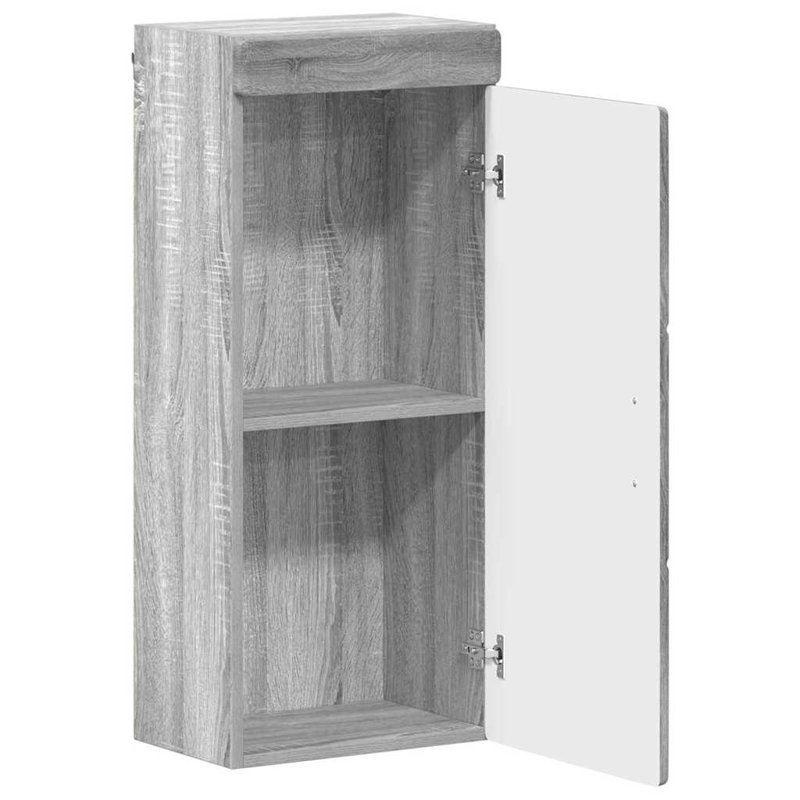 Freestanding Bathroom Cabinet, Grey Sonoma