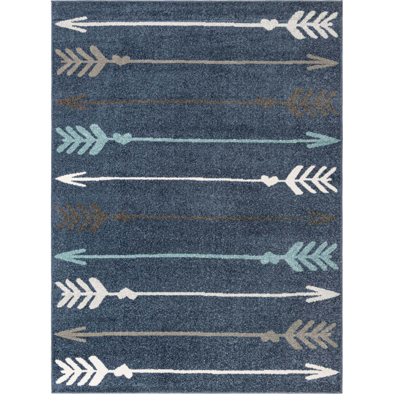 Geometric Area Rug, Rectangle 274 x 366cm