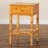 Dusten Modern And Contemporary Natural Light Mappa Burl Wood 1-Drawer Nightstand