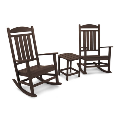 POLYWOOD® Rocker 2-Person Patio Seating Group