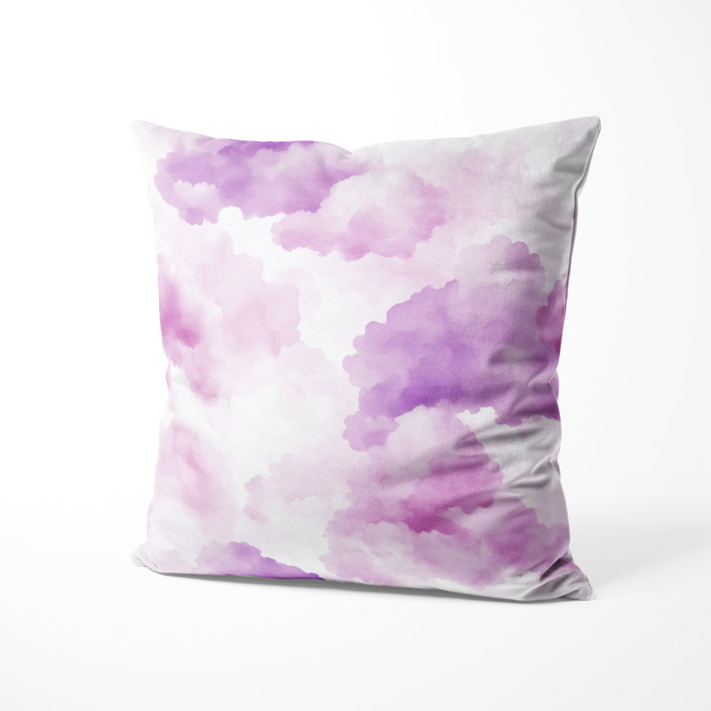 Coussin décoratif abstrait - Coussin Boho, H 16 po x l 16 po