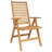 vidaXL Garden Dining Set 5 pcs Brown Solid Teak Wood