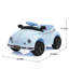 Voiture tout-petit 12V avec télécommande 2,4G, jouet électrique rétro anti-basculement pour enfants Bluetooth-130174651