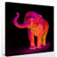 «Neon Elephant 1», impression sur toile-23653324-20086924