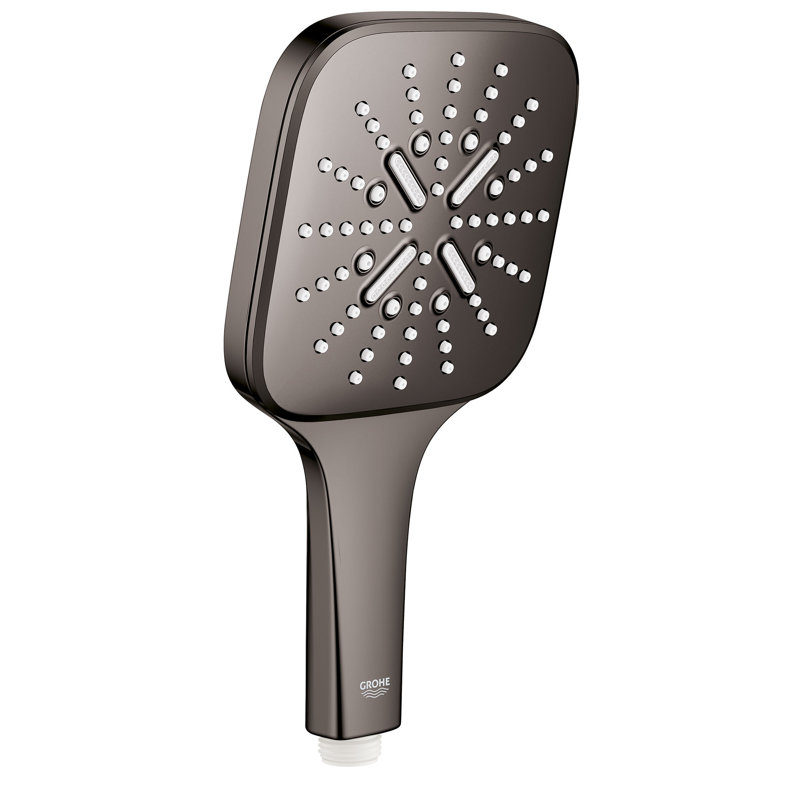 Rainshower Multi Function Handheld Shower Head, Hard Graphite