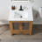 30" Free Standing Single Bathroom Vanity with Quartz Top-586006286