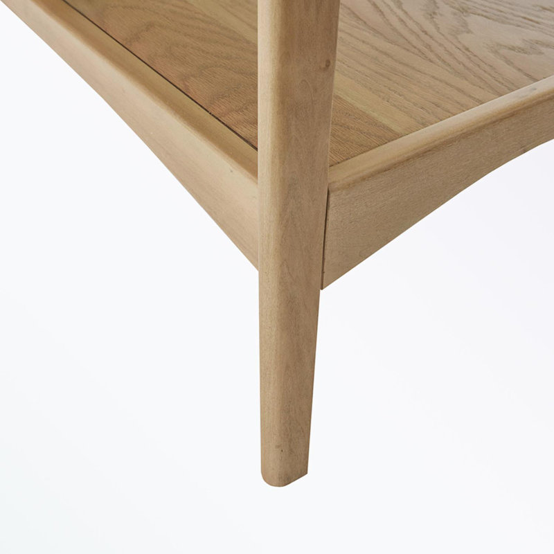 Square End Table with open buttom shelf