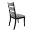 Chaises d'appoint rembourrées en bois massif H 19,5 po-381719667