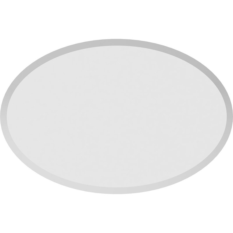 Rosette standard Dalton avec bord biseauté, H 5,25 po x l 8 po x P 1 po