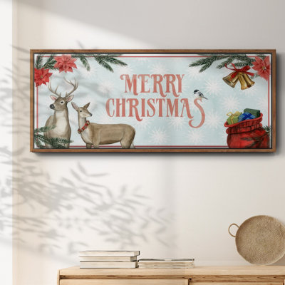 Merry Christmas - toile encadrée