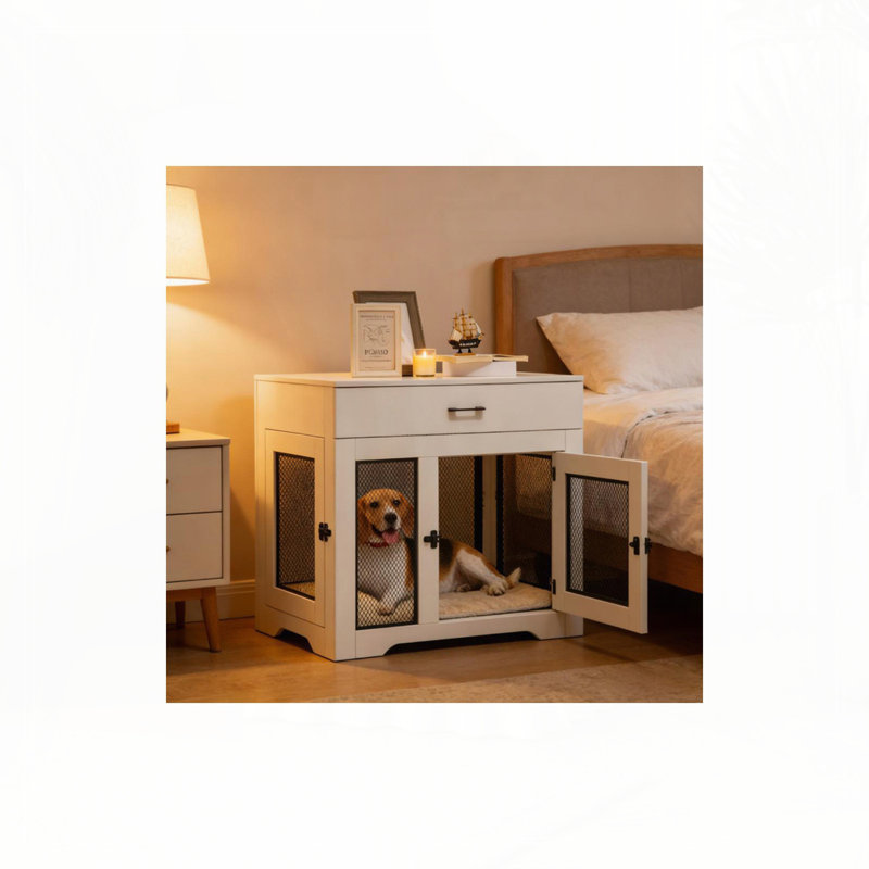 Table de bout pour chien, cage pour chien